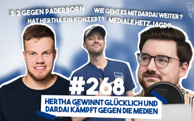 Podcast #268 Hertha gewinnt glücklich und Dardai kämpft gegen die Medien