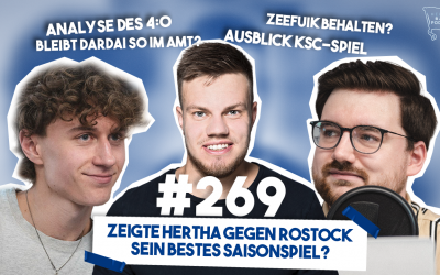 Podcast #269 Spielte Hertha gegen Rostock sein bestes Saisonspiel?