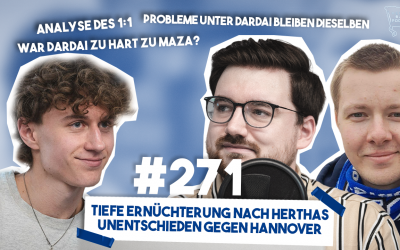 Podcast #271 Tiefe Ernüchterung nach Herthas Unentschieden gegen Hannover
