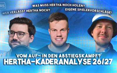Podcast #366 Vom Auf- in den Abstiegskampf? Hertha-Kaderanalyse 26/27