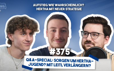 Podcast #375 Q&A-Special: Sorgen um Hertha-Jugend? Mit Leitl verlängern?