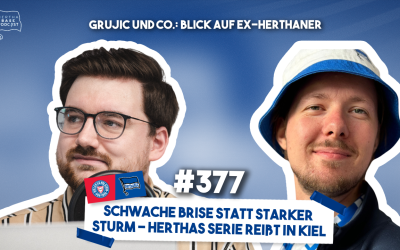 Podcast #377 Schwache Brise statt starker Sturm – Herthas Serie reißt in Kiel